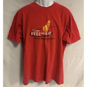 90S Miami Heat Playoffs T Shirt Double Sided Mens Size Xl